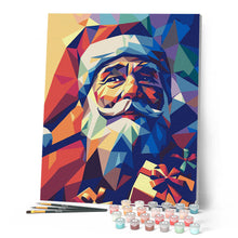 Afbeelding in Gallery-weergave laden, Schilderen op Nummer - Polygone Kerstman