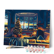 Afbeelding in Gallery-weergave laden, Schilderen op Nummer - Kerstkamer aan de baai