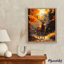 Afbeelding in Gallery-weergave laden, Schilderen op Nummer - Majestueuze hert in de herfst