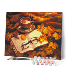 Afbeelding in Gallery-weergave laden, Schilderen op Nummer - Herfst thee en boek