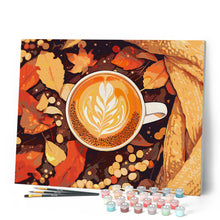Afbeelding in Gallery-weergave laden, Schilderen op Nummer - Gezellige herfstdrank