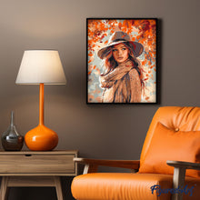 Afbeelding in Gallery-weergave laden, Schilderen op Nummer - Dame van de herfstwinden
