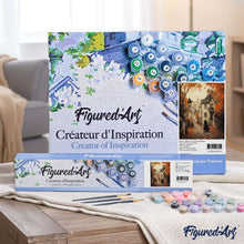 Afbeelding in Gallery-weergave laden, Schilderen op Nummer - Herfstwandeling door de oude stad