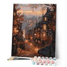 Afbeelding in Gallery-weergave laden, Schilderen op Nummer - Herfststraat in de oude stad