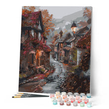 Afbeelding in Gallery-weergave laden, Schilderen op Nummer - Rustig herfstdorp