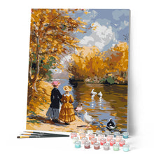Afbeelding in Gallery-weergave laden, Schilderen op Nummer - Herfstausflug geïnspireerd door Renoir