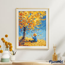 Afbeelding in Gallery-weergave laden, Schilderen op Nummer - Jongen geïnspireerd door Van Gogh in de herfst