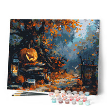 Afbeelding in Gallery-weergave laden, Schilderen op Nummer - Spookachtige herfstpoort