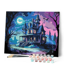 Afbeelding in Gallery-weergave laden, Schilderen op Nummer - Het spookachtige herenhuis