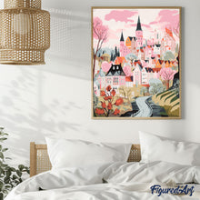Afbeelding in Gallery-weergave laden, Schilderen op Nummer - Roze Droomdorp