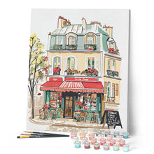 Afbeelding in Gallery-weergave laden, Schilderen op Nummer - Café La Vie Douce