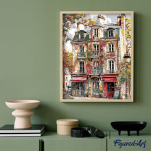 Afbeelding in Gallery-weergave laden, Schilderen op Nummer - Vintage Parijse Gevels