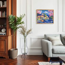 Afbeelding in Gallery-weergave laden, Schilderen op Nummer - Sakura-huis bij de Vijver