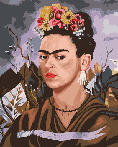 Schilderen op Nummer - Frida - Zelfportret, opgedragen aan Dr. Eloesser