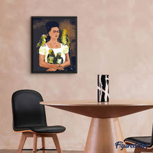 Afbeelding in Gallery-weergave laden, Schilderen op Nummer - Frida - Ik en mijn papegaaien
