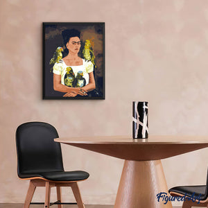 Schilderen op Nummer - Frida - Ik en mijn papegaaien