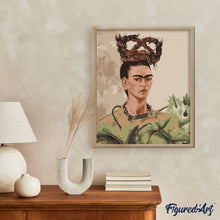 Afbeelding in Gallery-weergave laden, Schilderen op Nummer - Frida - Zelfportret met vlecht