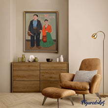 Afbeelding in Gallery-weergave laden, Schilderen op Nummer - Frida - Frida en Diego Rivera