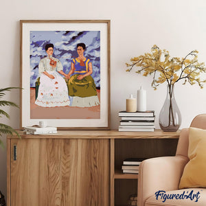 Schilderen op Nummer - Frida - De twee Frida's