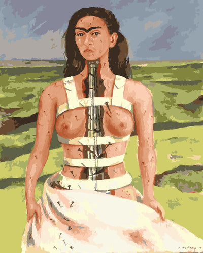 Schilderen op Nummer - Frida - De gebroken zuil