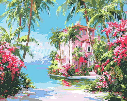 Schilderen op Nummer - Paradijskusthuis