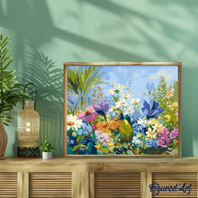 Afbeelding in Gallery-weergave laden, Schilderen op Nummer - Veld met kleurrijke bloemen