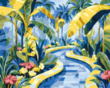 Afbeelding in Gallery-weergave laden, Schilderen op Nummer - Tropisch tuinpad