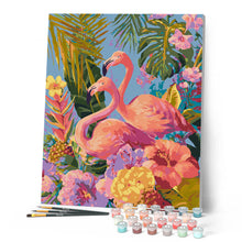 Afbeelding in Gallery-weergave laden, Schilderen op Nummer - Tweeling flamingo's