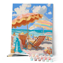 Afbeelding in Gallery-weergave laden, Schilderen op Nummer - Pastel strand