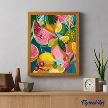 Afbeelding in Gallery-weergave laden, Schilderen op Nummer - Tropische fruitmix