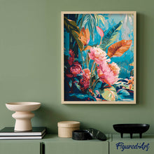 Afbeelding in Gallery-weergave laden, Schilderen op Nummer - Junglebloemen