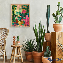 Afbeelding in Gallery-weergave laden, Schilderen op Nummer - Tropisch tuininterieur