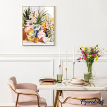 Afbeelding in Gallery-weergave laden, Schilderen op Nummer - Aardewerk en bloemen