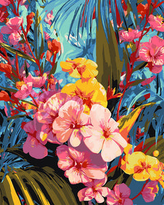 Schilderen op Nummer - Tropische orchideeën