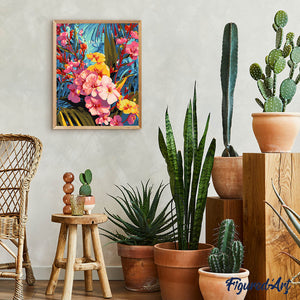 Schilderen op Nummer - Tropische orchideeën