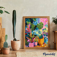 Afbeelding in Gallery-weergave laden, Schilderen op Nummer - Kamerplantenhoek