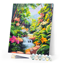 Afbeelding in Gallery-weergave laden, Schilderen op Nummer - Tropische waterval