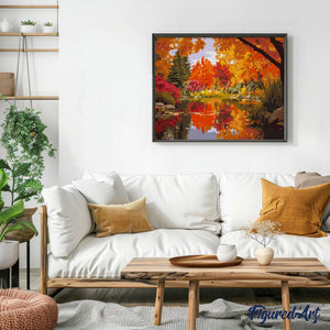 Schilderen op Nummer - Gouden Herfstbomen