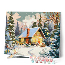 Afbeelding in Gallery-weergave laden, Schilderen op Nummer - Winterhuisje