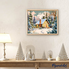 Afbeelding in Gallery-weergave laden, Schilderen op Nummer - Winterhuisje