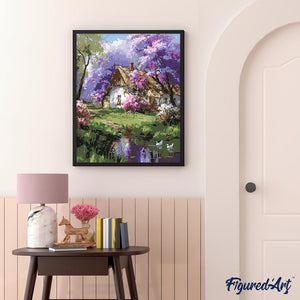 Schilderen op Nummer - Jacarandahuisje