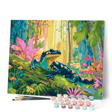 Afbeelding in Gallery-weergave laden, Schilderen op Nummer - Bos-Salamander