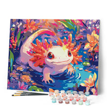 Afbeelding in Gallery-weergave laden, Schilderen op Nummer - Schattige Axolotl