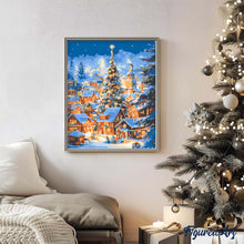 Afbeelding in Gallery-weergave laden, Schilderen op Nummer - Sprankelend Kerstdorp