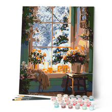 Afbeelding in Gallery-weergave laden, Schilderen op Nummer - Romantische Winter