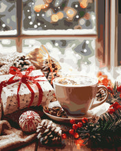 Afbeelding in Gallery-weergave laden, Schilderen op Nummer - Feestelijke Koffietijd