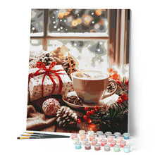 Afbeelding in Gallery-weergave laden, Schilderen op Nummer - Feestelijke Koffietijd