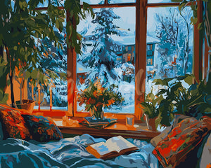 Schilderen op Nummer - Knusse Winteravond