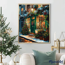 Afbeelding in Gallery-weergave laden, Schilderen op Nummer - Feestelijke Groene Deur