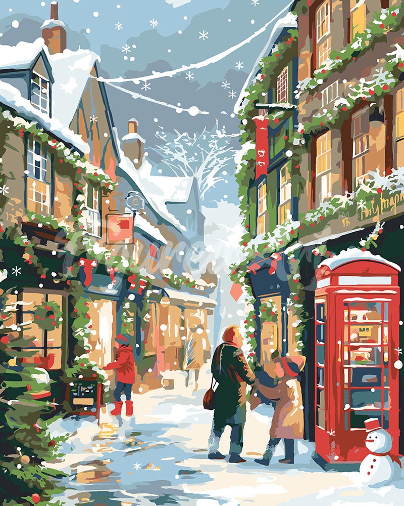 Schilderen op Nummer - Britse Feeststraat